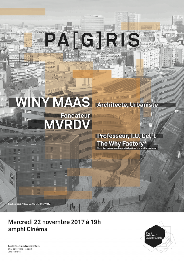 ESA // PA [G] RIS // 22 novembre 2017
Revoir la conférence de WINY MAAS