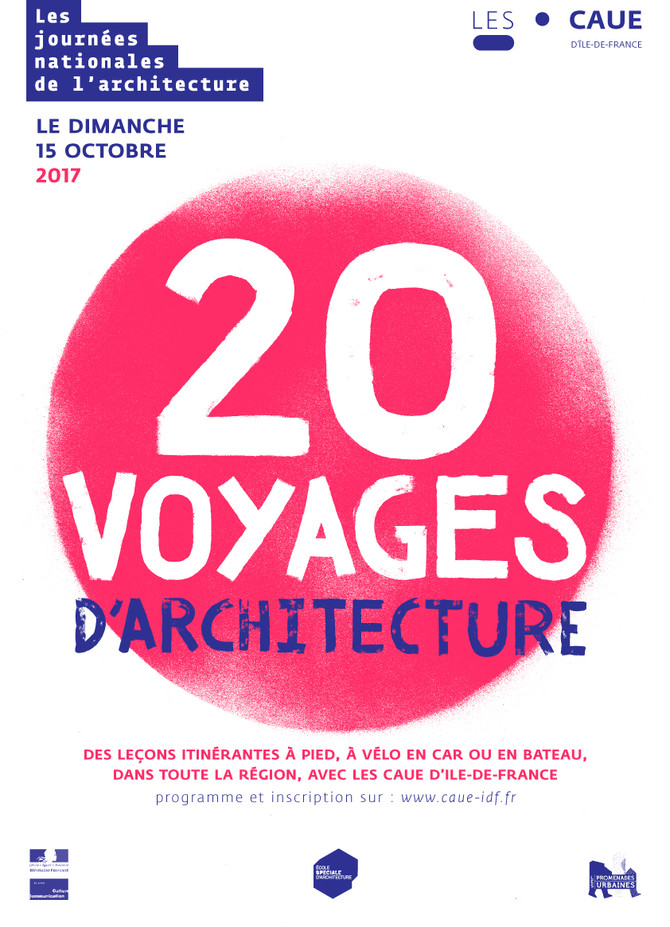 20 voyages d'architecture //
Partenariat ESA-CAUE d'île-de-France